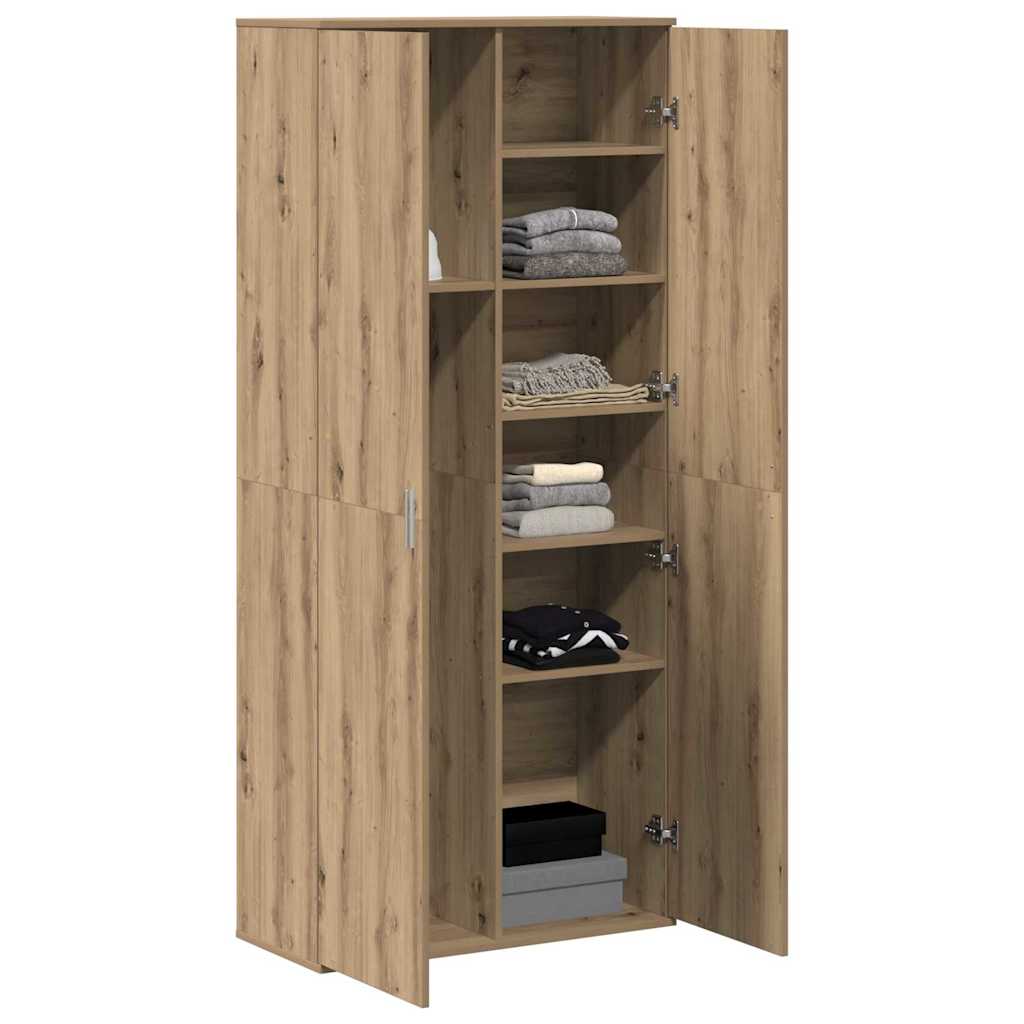 vidaXL Highboard 80 x 35 x 180 cm Engineered wood Artisan oak
