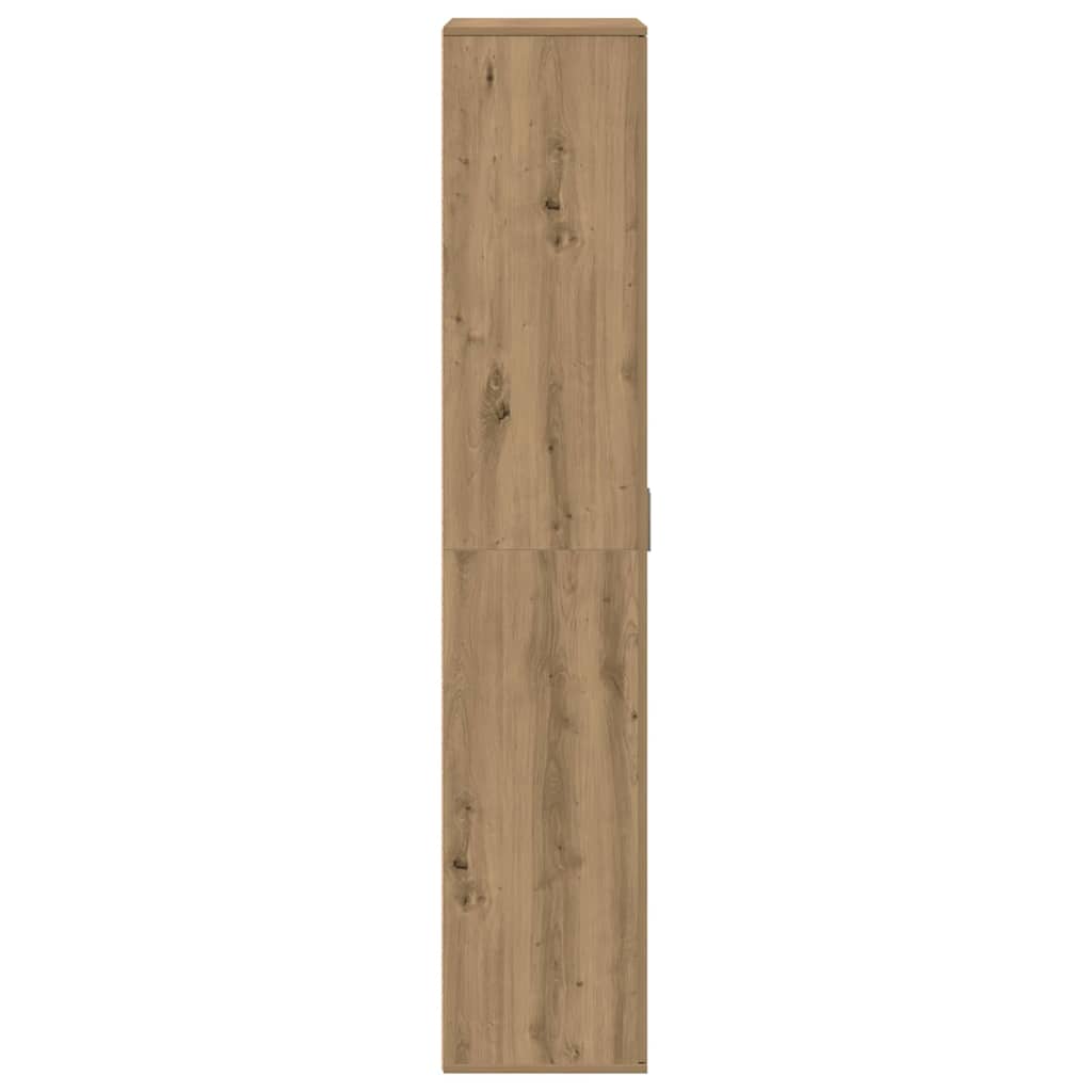 vidaXL Highboard 80 x 35 x 180 cm Engineered wood Artisan oak