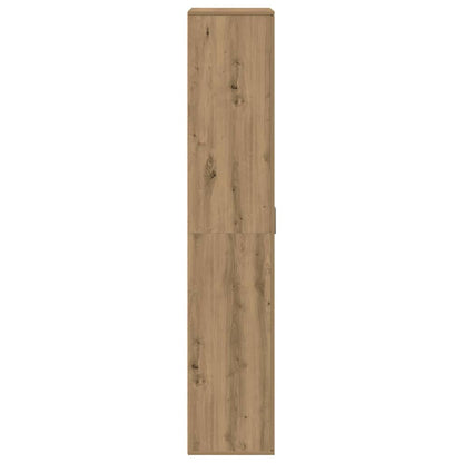 vidaXL Highboard 80 x 35 x 180 cm Engineered wood Artisan oak