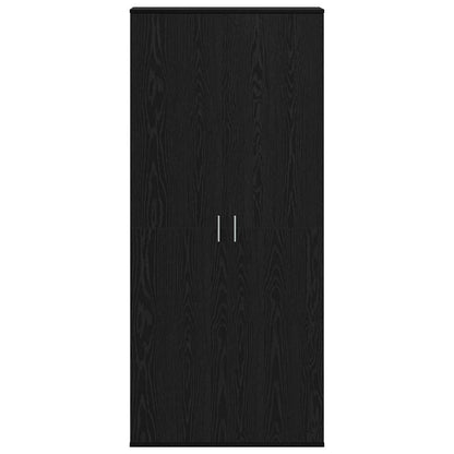 vidaXL Highboard 80 x 35 x 180 cm Engineered Wood Black oak