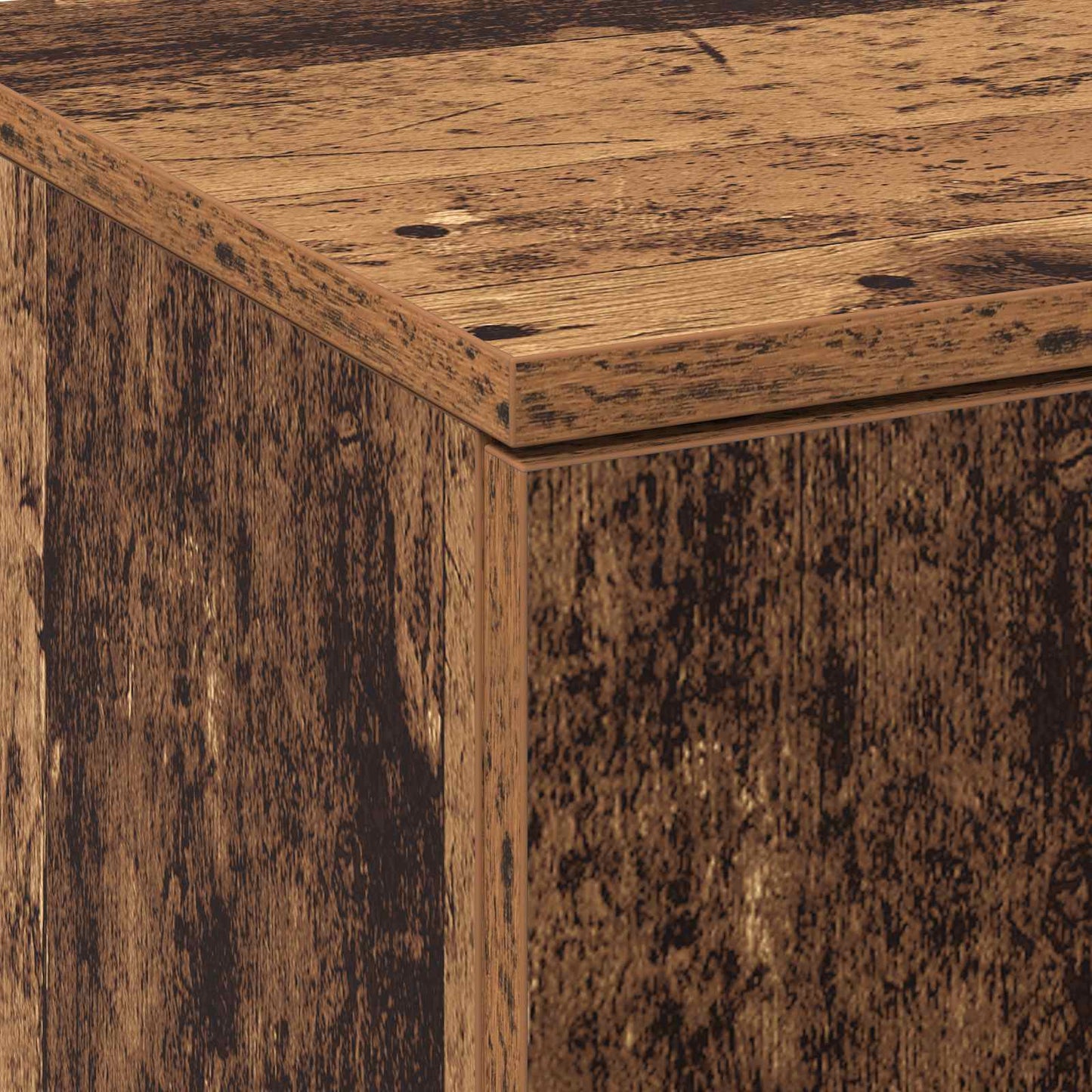 vidaXL Highboard 70 x 33.5 x 180 cm Engineered Wood Old Wood