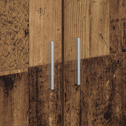 vidaXL Highboard 70 x 33.5 x 180 cm Engineered Wood Old Wood
