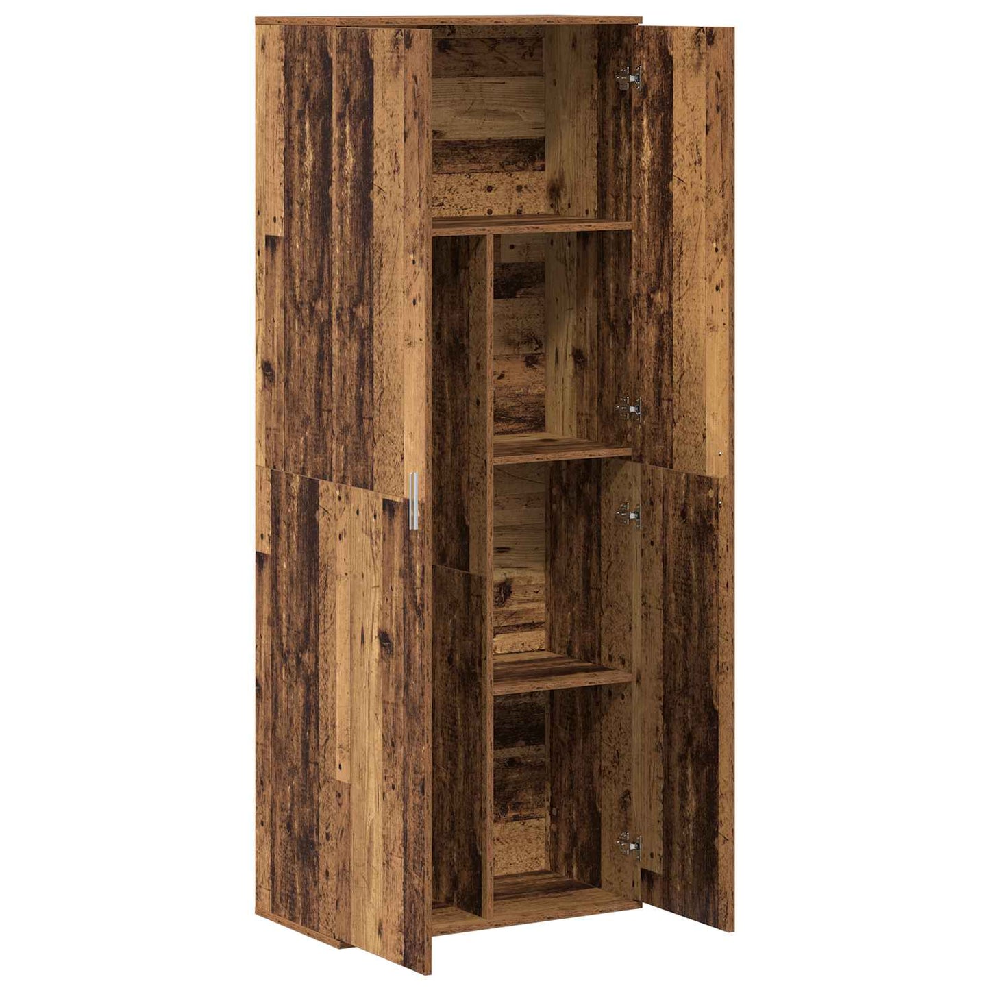 vidaXL Highboard 70 x 33.5 x 180 cm Engineered Wood Old Wood