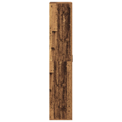 vidaXL Highboard 70 x 33.5 x 180 cm Engineered Wood Old Wood