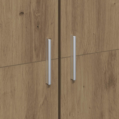 vidaXL Highboard 70 x 33.5 x 180 cm Engineered Wood Artisan Oak