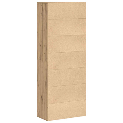 vidaXL Highboard 70 x 33.5 x 180 cm Engineered Wood Artisan Oak