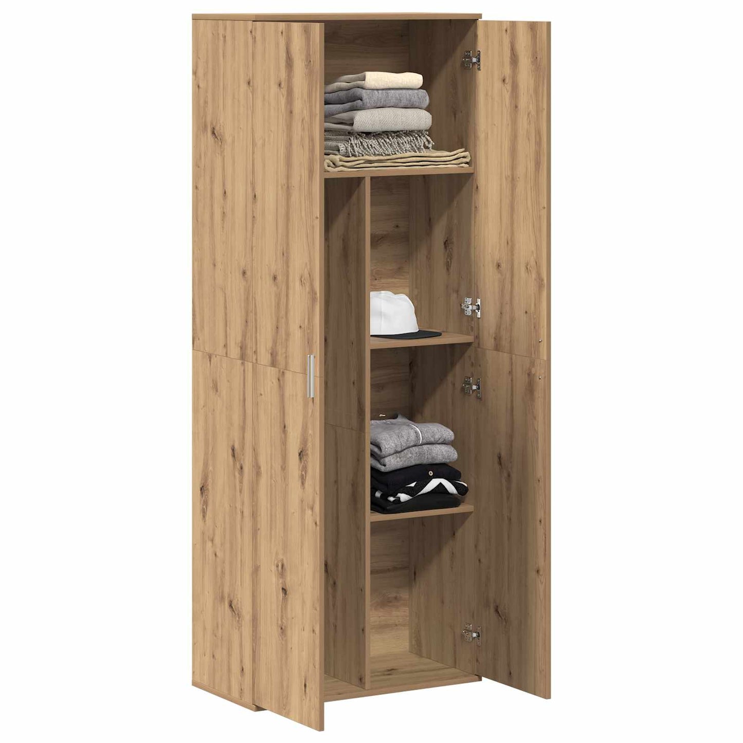 vidaXL Highboard 70 x 33.5 x 180 cm Engineered Wood Artisan Oak