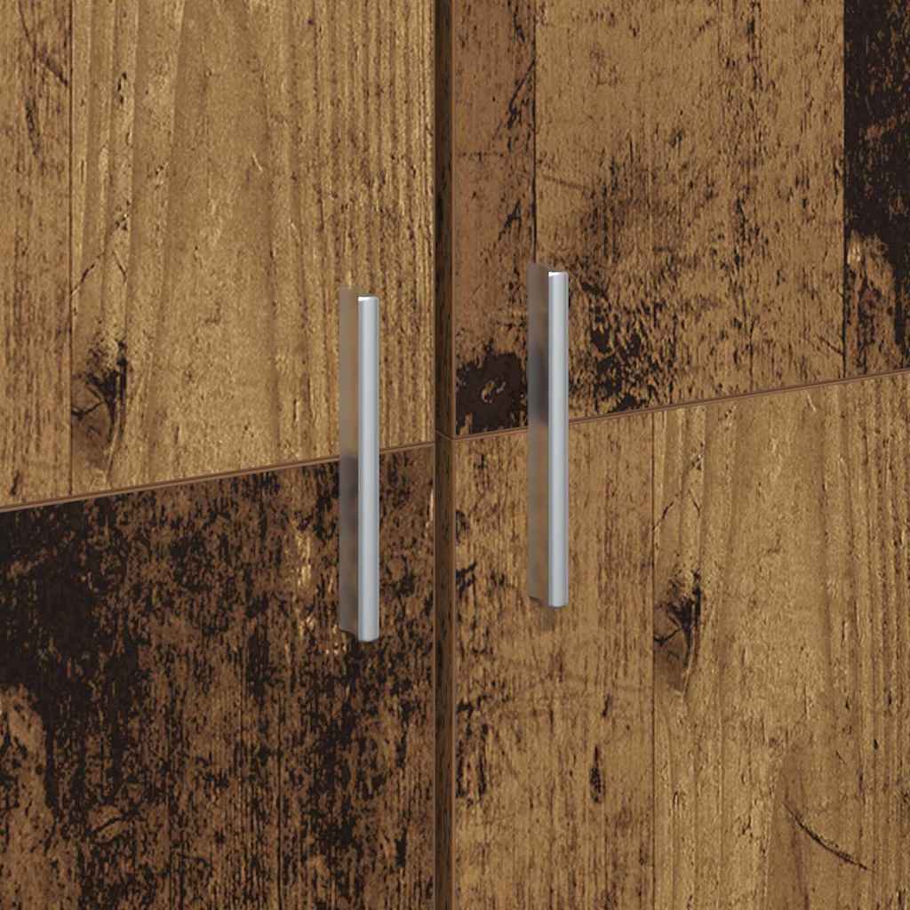 vidaXL Highboard 60 x 35 x 180 cm Engineered Wood Old Wood