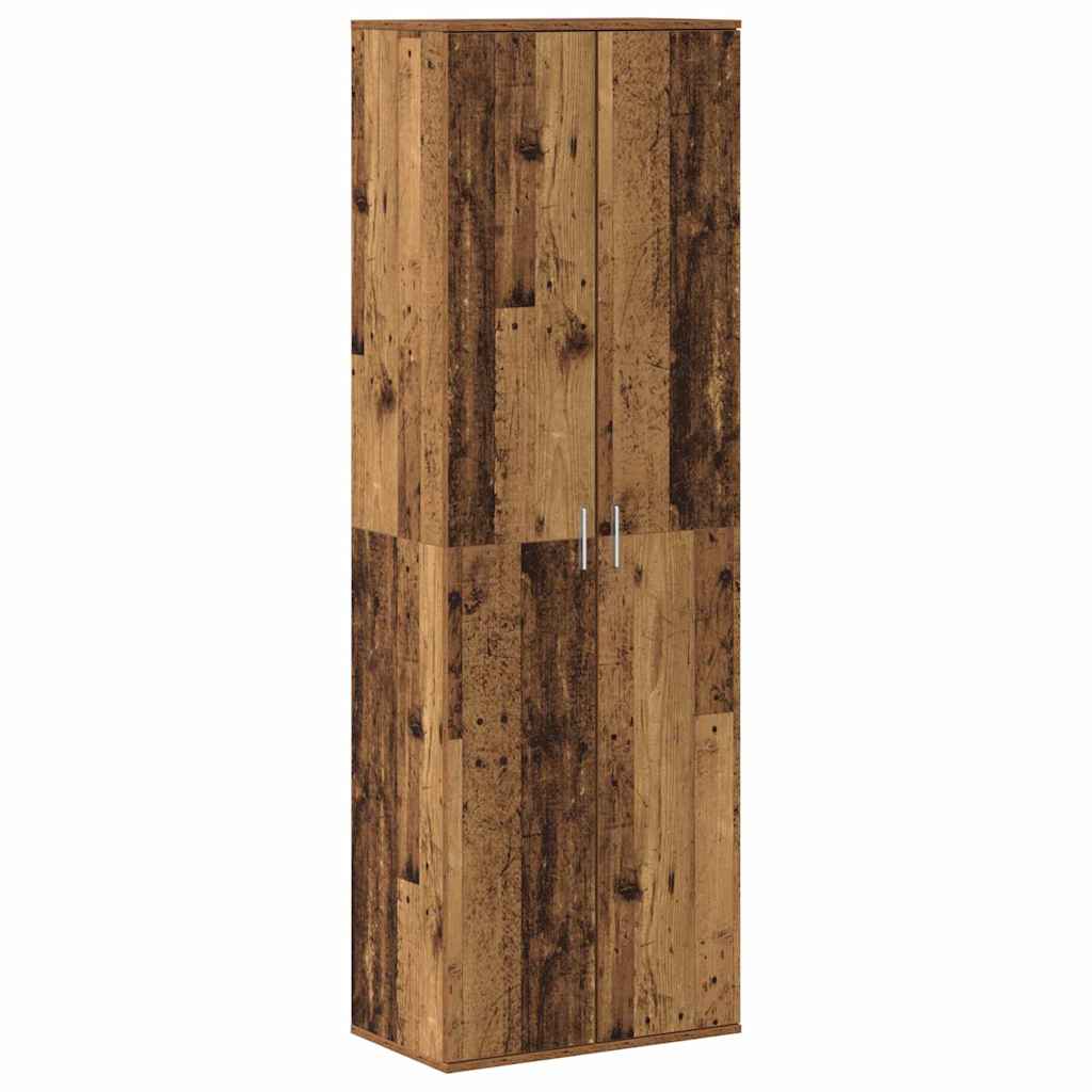 vidaXL Highboard 60 x 35 x 180 cm Engineered Wood Old Wood