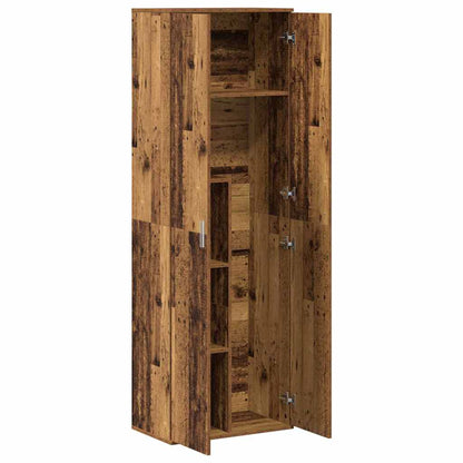 vidaXL Highboard 60 x 35 x 180 cm Engineered Wood Old Wood