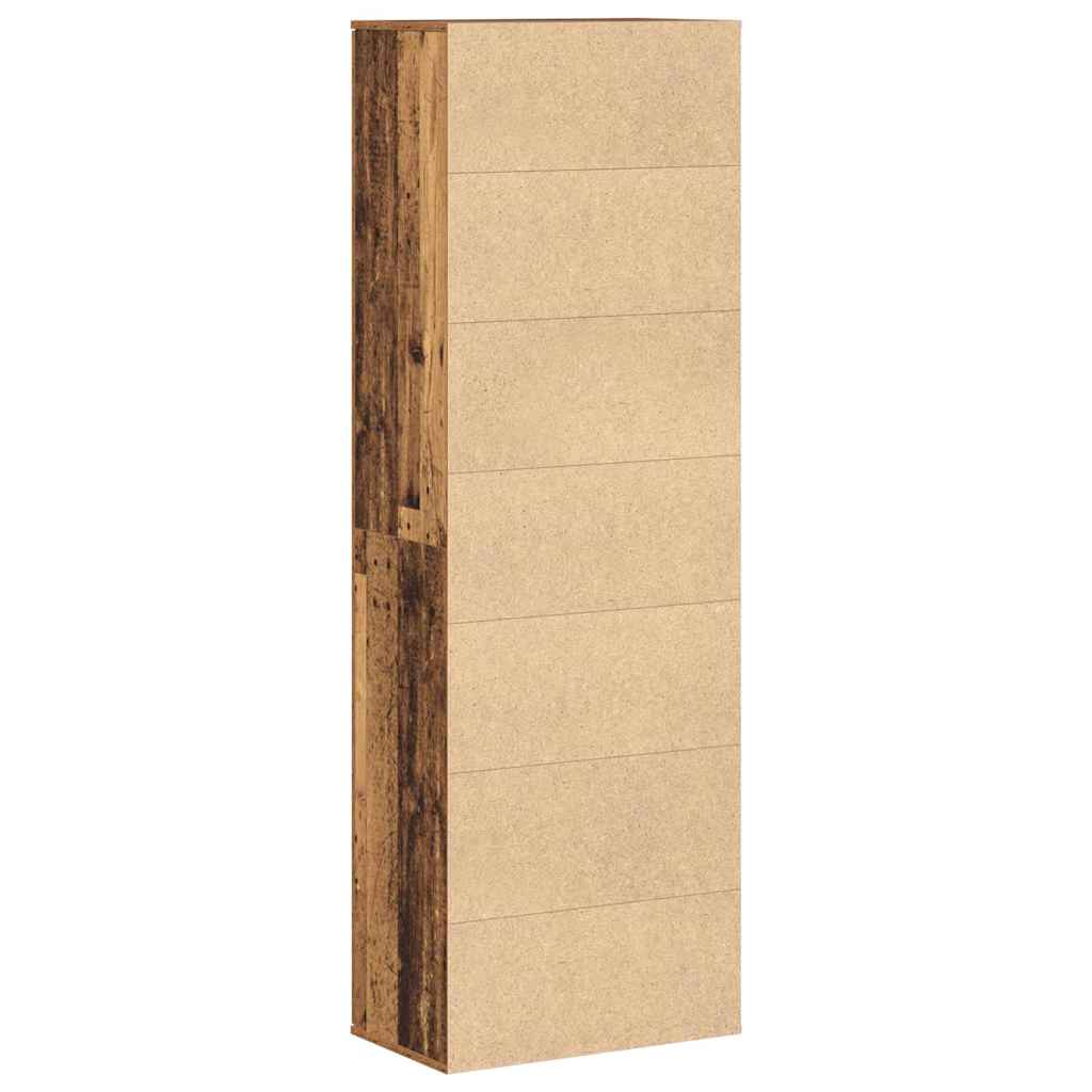 vidaXL Highboard 60 x 35 x 180 cm Engineered Wood Old Wood