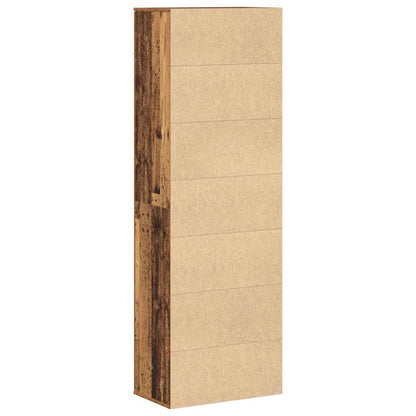vidaXL Highboard 60 x 35 x 180 cm Engineered Wood Old Wood