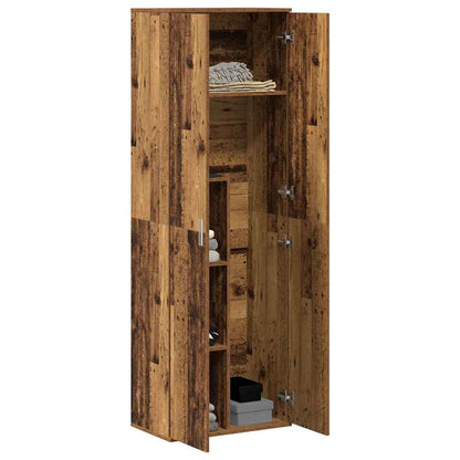 vidaXL Highboard 60 x 35 x 180 cm Engineered Wood Old Wood