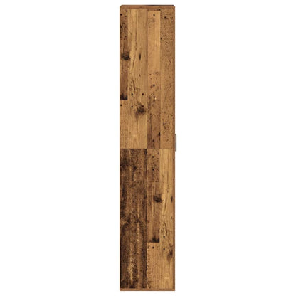 vidaXL Highboard 60 x 35 x 180 cm Engineered Wood Old Wood