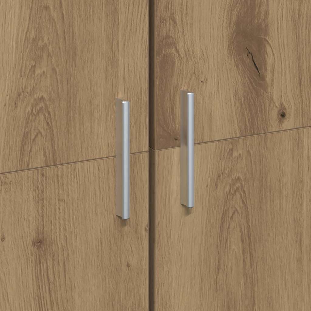 vidaXL Highboard Artisan oak 60 x 35 x 180 cm Engineered wood