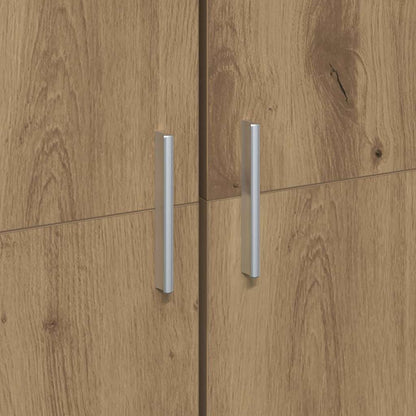 vidaXL Highboard Artisan oak 60 x 35 x 180 cm Engineered wood