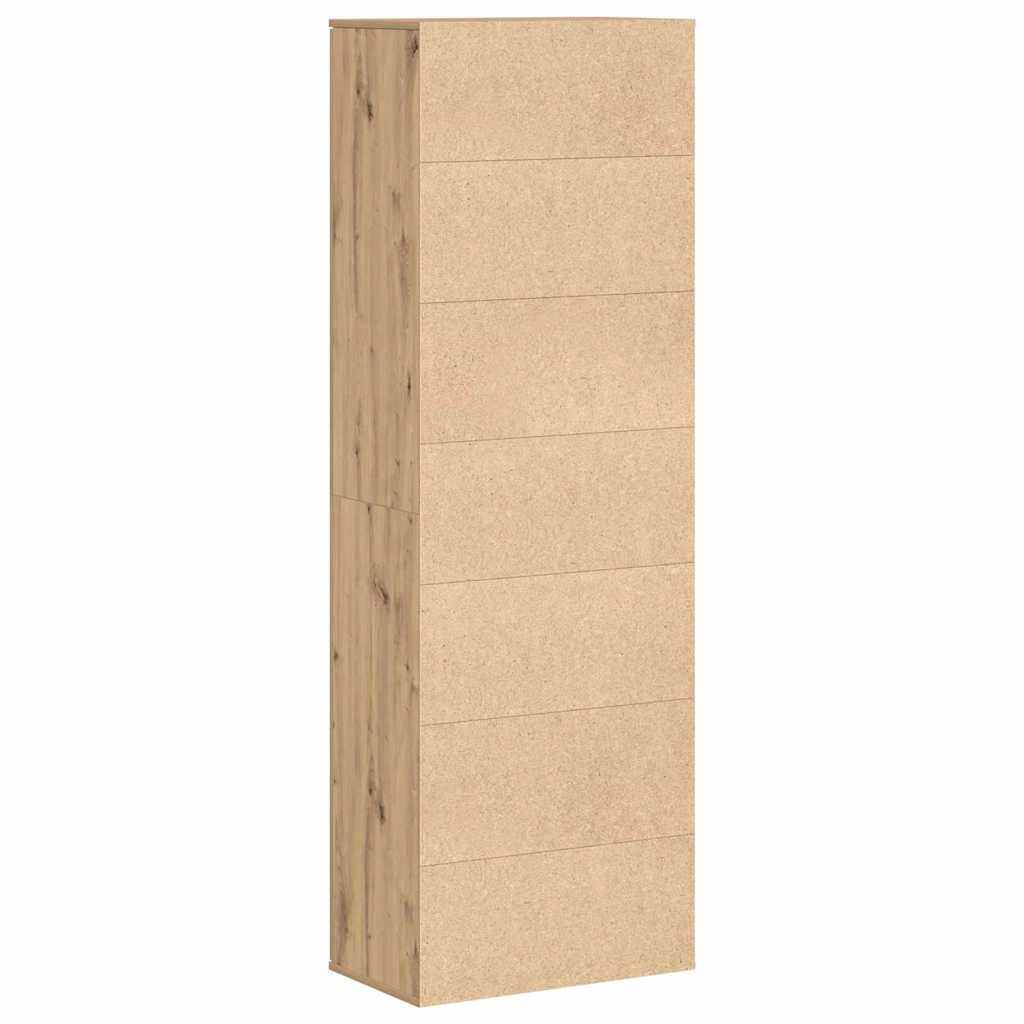 vidaXL Highboard Artisan oak 60 x 35 x 180 cm Engineered wood