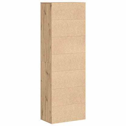 vidaXL Highboard Artisan oak 60 x 35 x 180 cm Engineered wood