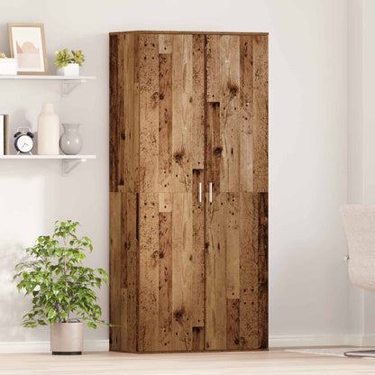 vidaXL Highboard 80 x 39 x 178 cm Engineered Wood Old Wood