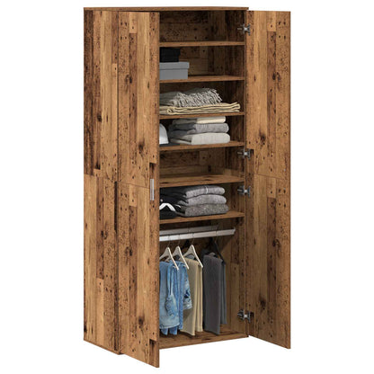 vidaXL Highboard 80 x 39 x 178 cm Engineered Wood Old Wood