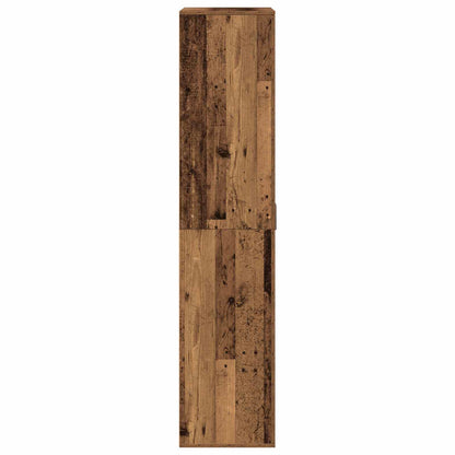 vidaXL Highboard 80 x 39 x 178 cm Engineered Wood Old Wood