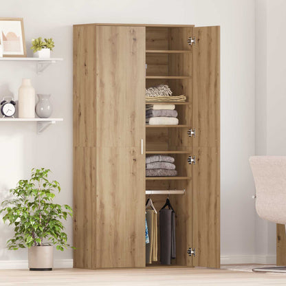 vidaXL Highboard 80 x 39 x 178 cm Engineered Wood Artisan Oak