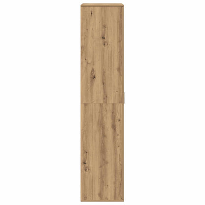 vidaXL Highboard 80 x 39 x 178 cm Engineered Wood Artisan Oak