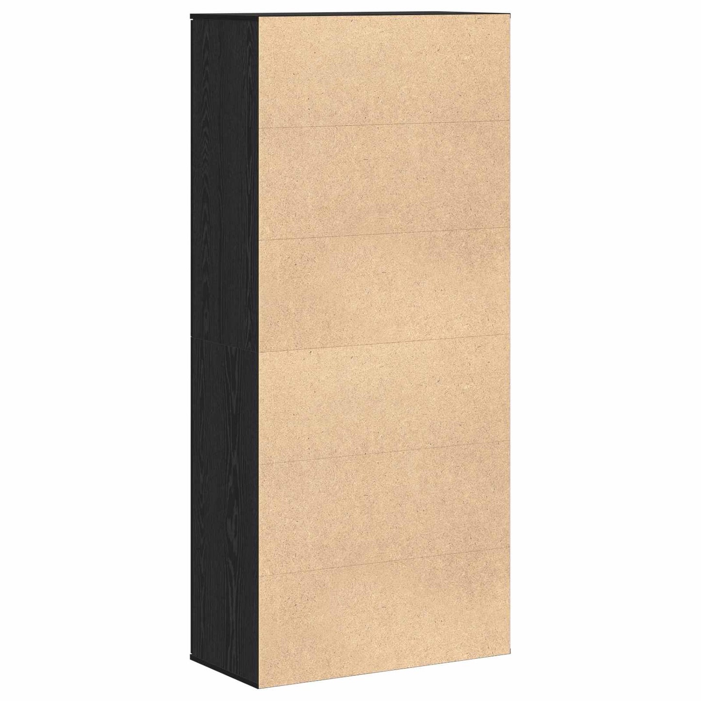 vidaXL Highboard 80 x 39 x 178 cm Engineered Wood Black Oak