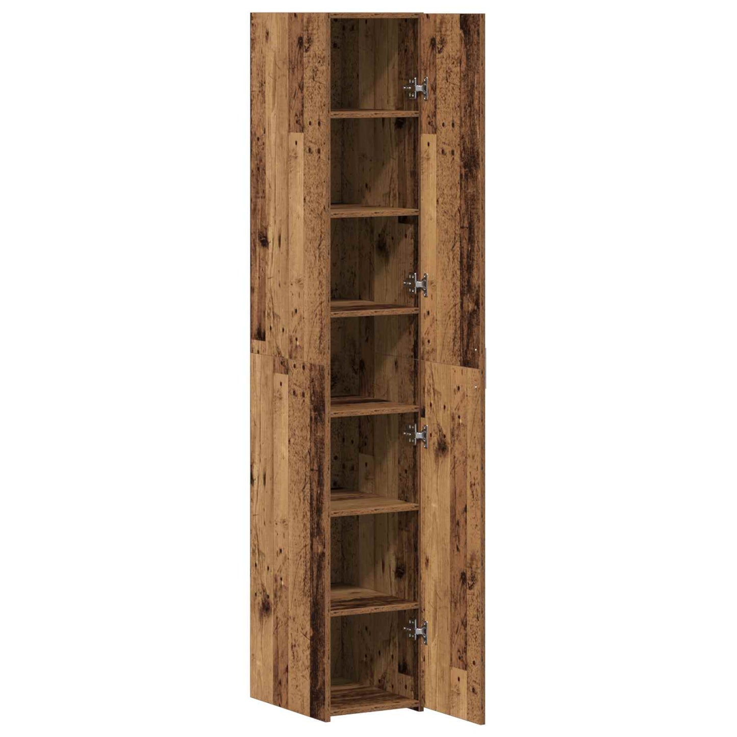 vidaXL Highboard Old Wood 30 x 42.5 x 185 cm