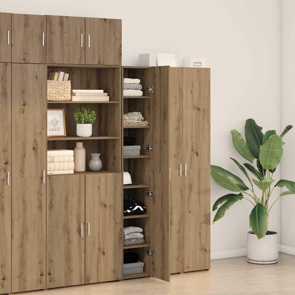 vidaXL Highboard Artisan Oak 30 x 42.5 x 185 cm