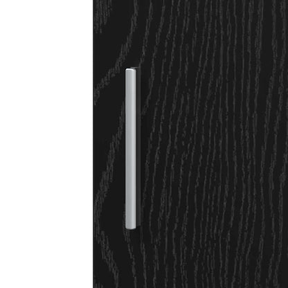 vidaXL Highboard Black Oak 30 x 42.5 x 185 cm
