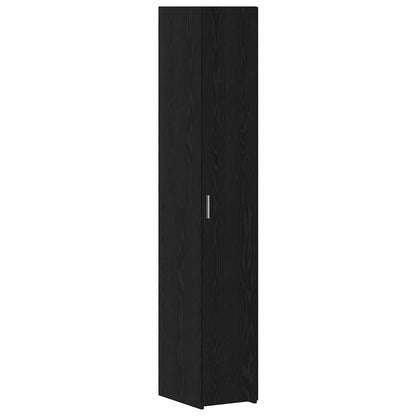 vidaXL Highboard Black Oak 30 x 42.5 x 185 cm