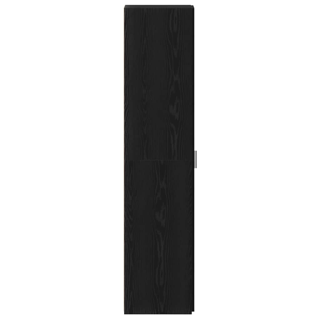 vidaXL Highboard Black Oak 30 x 42.5 x 185 cm