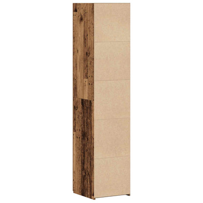 vidaXL Highboard Old Wood 40 x 42.5 x 185 cm