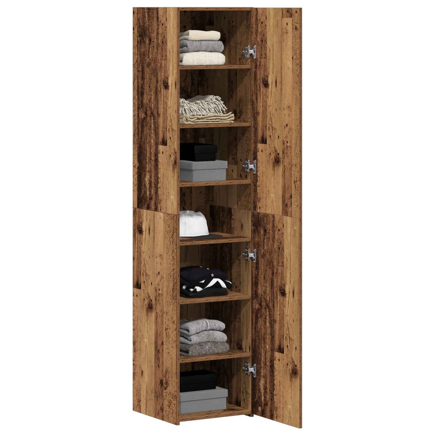 vidaXL Highboard Old Wood 40 x 42.5 x 185 cm