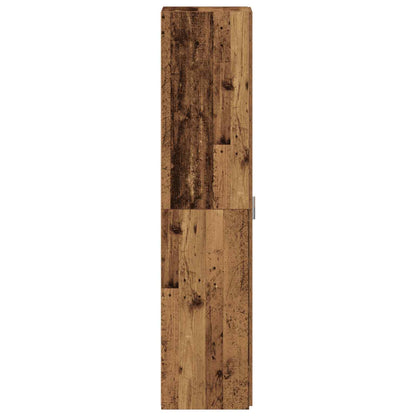 vidaXL Highboard Old Wood 40 x 42.5 x 185 cm