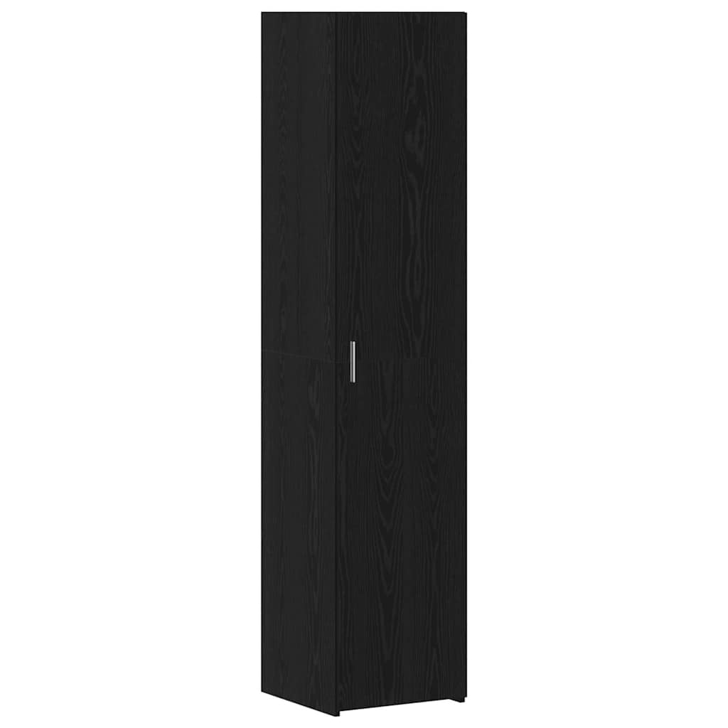 vidaXL Highboard Black Oak 40 x 42.5 x 185 cm