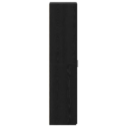 vidaXL Highboard Black Oak 40 x 42.5 x 185 cm