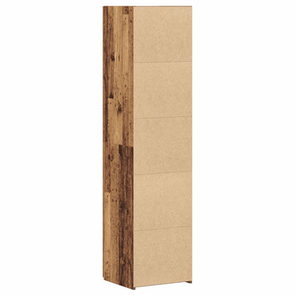 vidaXL Highboard Old Wood 45 x 42.5 x 185 cm