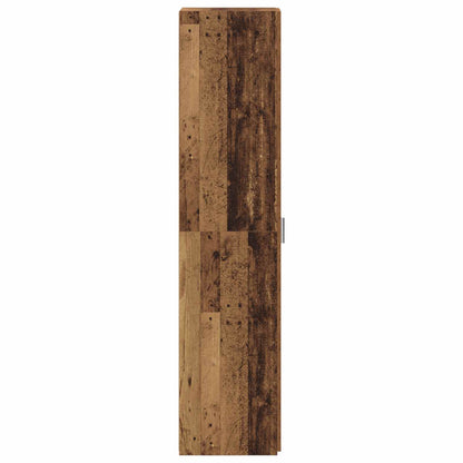 vidaXL Highboard Old Wood 45 x 42.5 x 185 cm