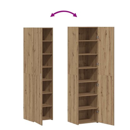 vidaXL Highboard Artisan Oak 45 x 42.5 x 185 cm