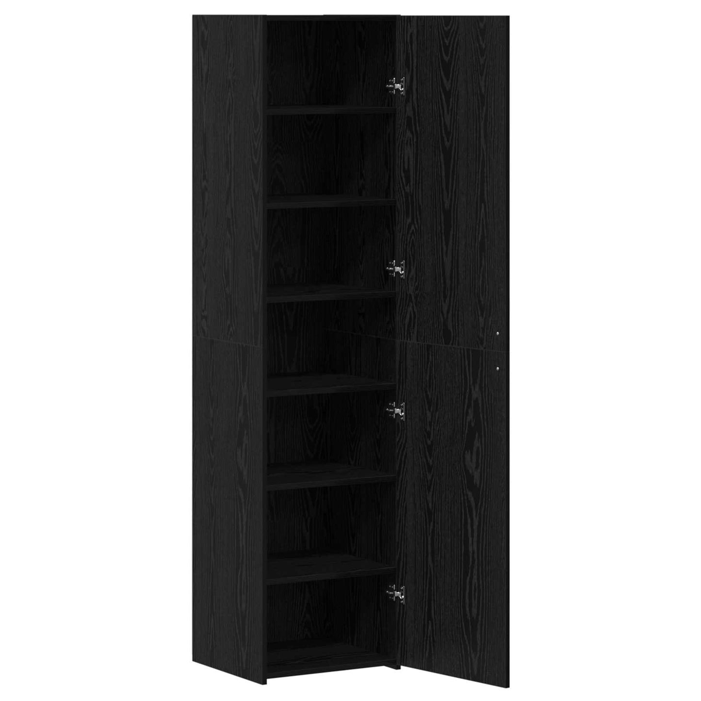 vidaXL Highboard Black Oak 45 x 42.5 x 185 cm