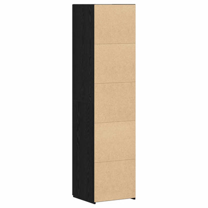vidaXL Highboard Black Oak 45 x 42.5 x 185 cm