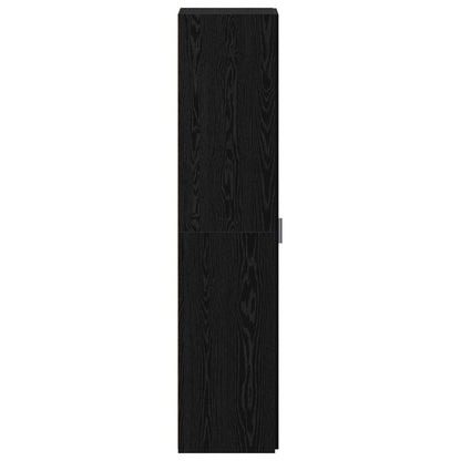 vidaXL Highboard Black Oak 45 x 42.5 x 185 cm