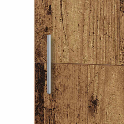 vidaXL Highboard Old Wood 50 x 42.5 x 185 cm