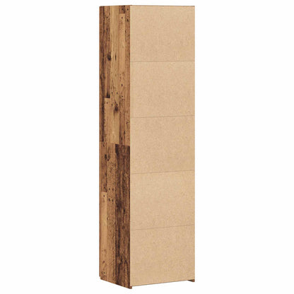 vidaXL Highboard Old Wood 50 x 42.5 x 185 cm