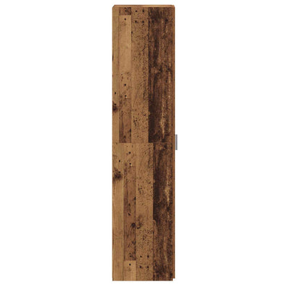 vidaXL Highboard Old Wood 50 x 42.5 x 185 cm