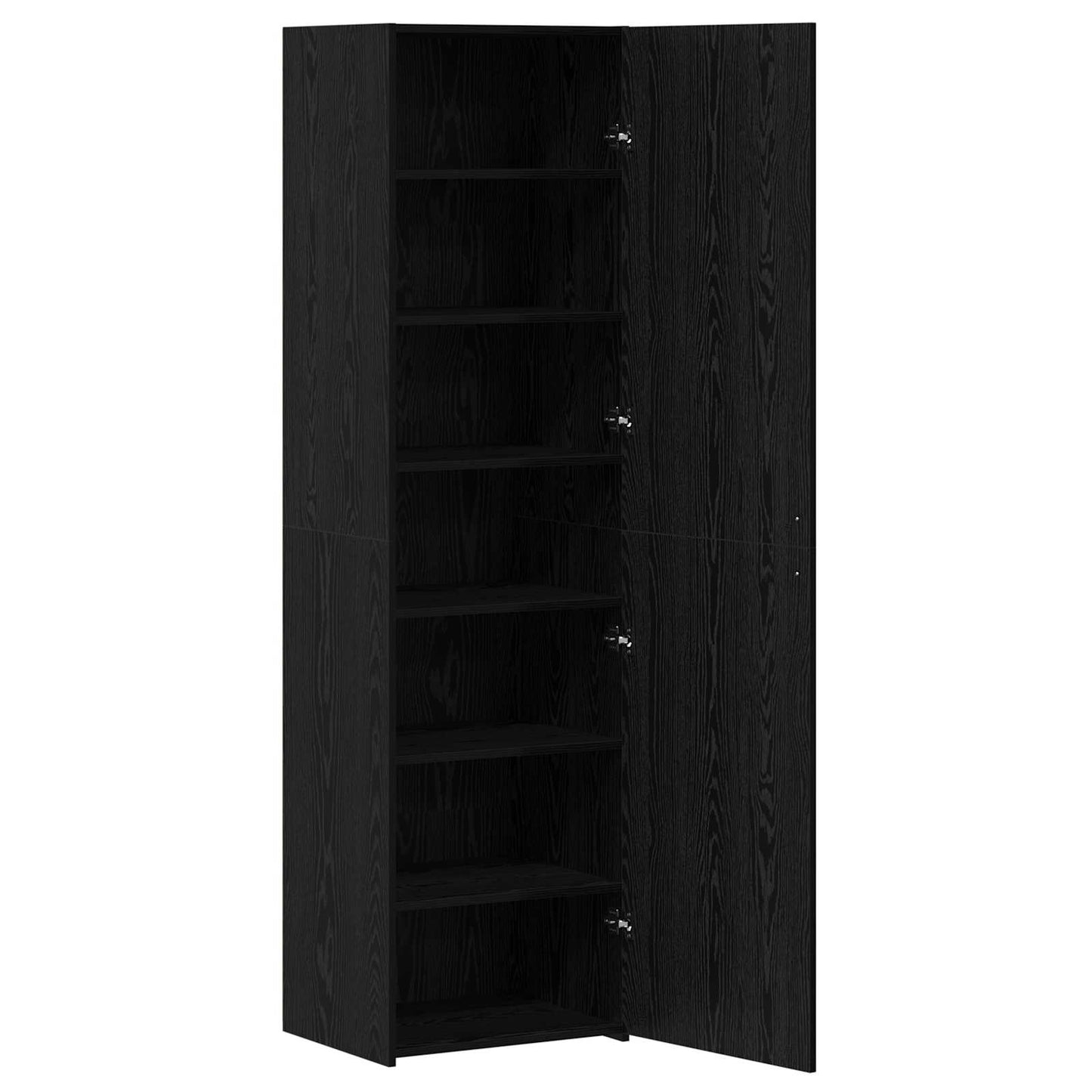 vidaXL Highboard Black Oak 50 x 42.5 x 185 cm