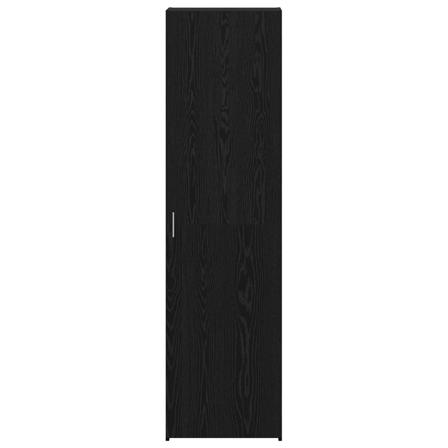 vidaXL Highboard Black Oak 50 x 42.5 x 185 cm