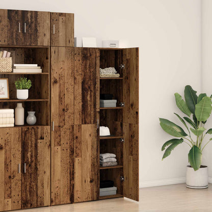 vidaXL Highboard Old Wood 70 x 42.5 x 185 cm